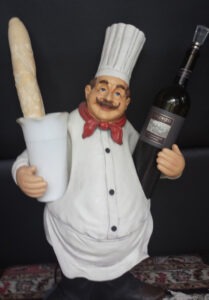 Chef with bread and wine web