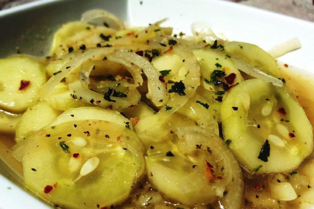 Marinated Cucumbers Part of a Healthy Diet