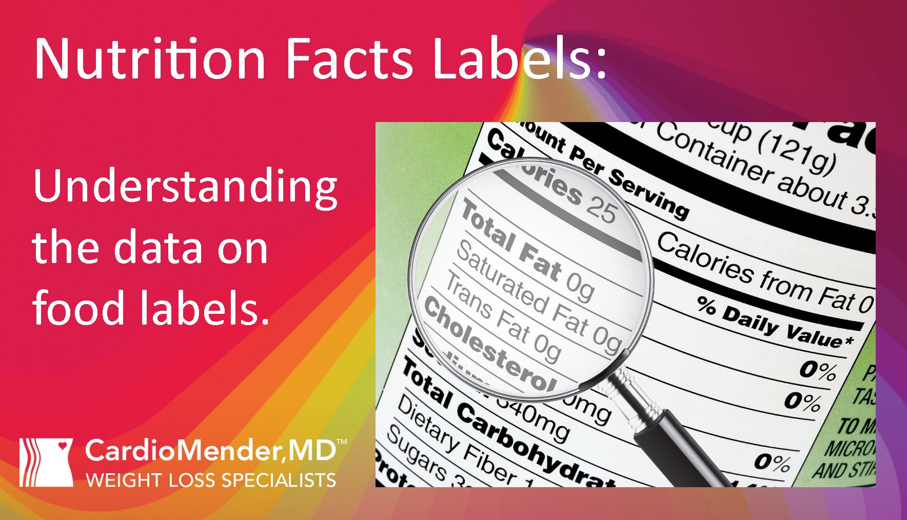 Understanding nutrition data