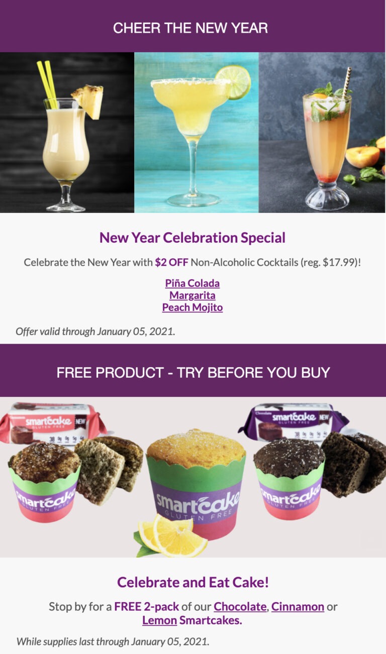 New Year’s Gift, Resolution, and Specials