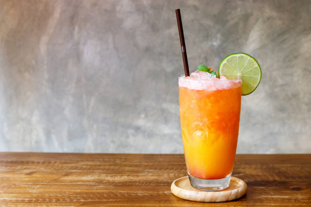 Tropical Strawberry Mango Cooler