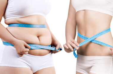 Two Women Holding Measuring Tape Around Their Torso To Show Weight Loss