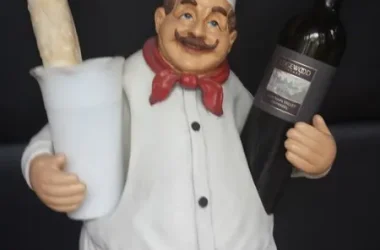 Chef With Bread And Wine Web