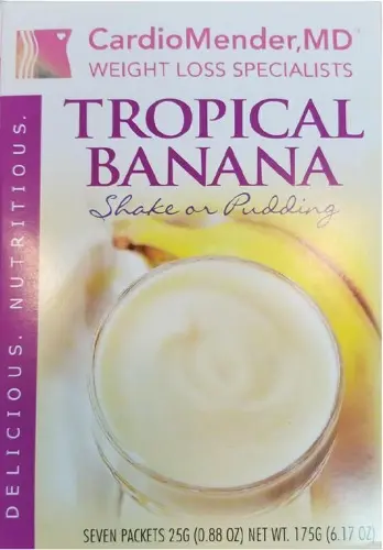 TROPICAL BANANA SHAKE AND PUDDING