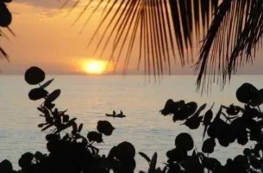Vacation Kayak With Sunset