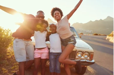 Portrait Of Family Standing Next To Classic Car Picture Id807410406 Copy