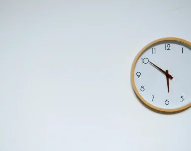 Clock Sitting On A Wall