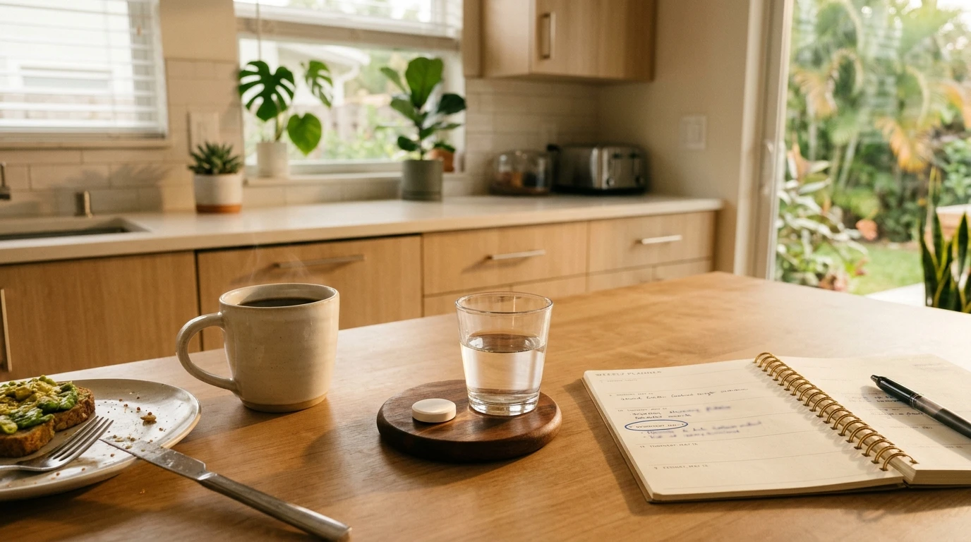 Rybelsus vs Ozempic: a daily pill and a weekly injection planned into a morning routine